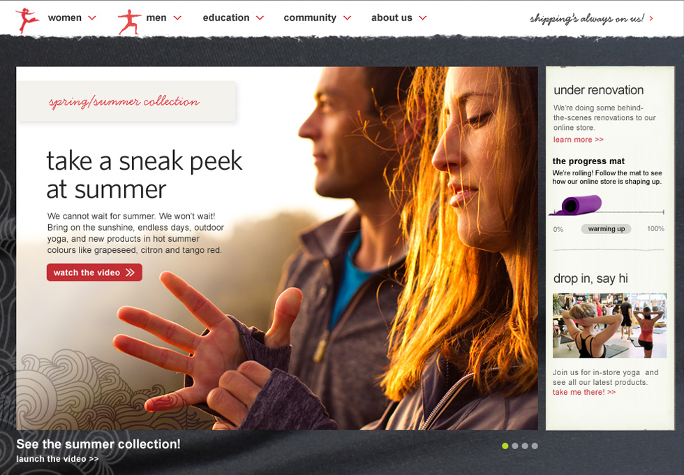 lululemon athletica website